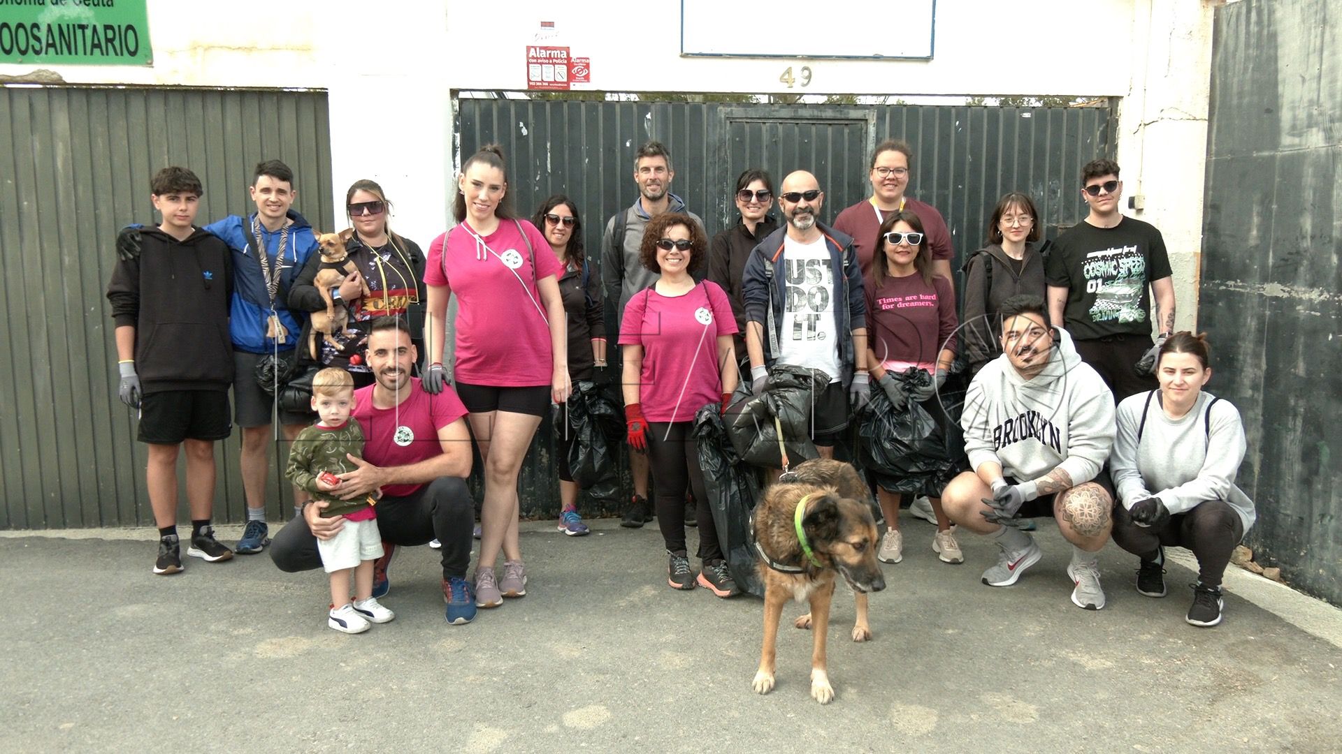 Paseo y recogida de basura